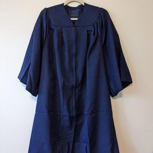 Oak Hall Graduation Cap and Gown WGU Navy Blue Unisex Small